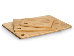 Zeller Present | Schneidebretter-Set Bambus | 3-teiliges Set