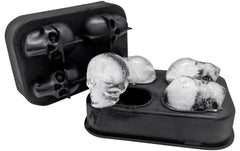 Vin Bouquet | Eiskugelform Totenkopf | 4 Würfel