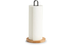 Zeller Present | Küchenrollenhalter Bambus | Grösse: 15 x 31.8 cm (D x H)