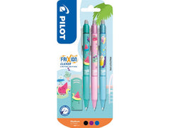 Pilot | Pool Party FriXion Clicker | Limited Edition, violett, blau, schwarz