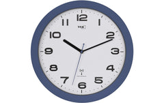 TFA Dostmann | TFA Analoge Funk-Wanduhr | Blau