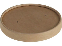 belesse | Deckel Kraft/PE braun | 25 Stk, Ø98mm