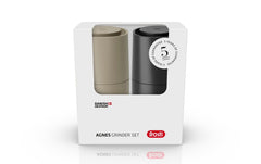 Rosti | Salz- & Pfeffermühle Agnes,2er Set | Humus/Black, ABS