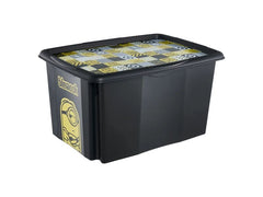 keeeper | Dreh-/Stapelbox mit Deckel 45 l | Karolina Minions Mosaic