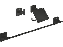 GROHE | Start Cube Bad-Zubehör Set | 3-in-1 Badezimmer-Set, Chrom