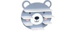 Kesper | Kinderregal Bär | Bambus, Grösse: 45 x 12 x 42 cm