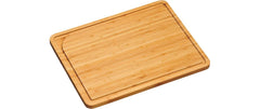 Kesper | Schneidebrett mit Saftrille | Bambus, Grösse: 40 x 30 x 1.6 cm