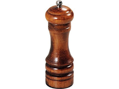 Kesper | Pfeffermühle Ø 5 cm, H: 16,5 cm | Gummibaumholz Dunkel