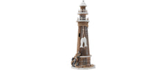Dekomat AG | Dekomat Aufsteller Leuchtturm mit Deko | Holz, 38x13x13 cm