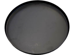 CHALET | Metallteller Baggs rund | 31x31x2cm schwarz