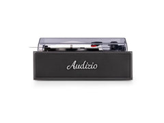 Audizio | Reno-BK | Retro Plattenspieler, BT, Stereo, schwarz