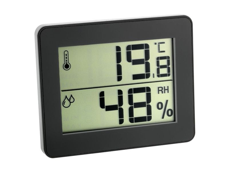 TFA Dostmann | Digitales Thermo-Hygrometer | inkl. L-Batterie