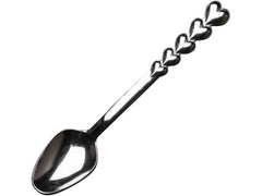 Hermia | Dessertlöffel Herz, 6 Stück | 11 cm, aus Stahl
