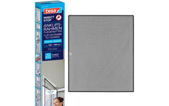 tesa | Fliegengitter CLIP-ON Rahmen für | Fenster 140 x 120 cm