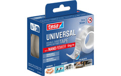 tesa | Doppelseitiges Klebeband | 1m x 30mm, Transparent