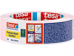 tesa | Malerband Precision Mask Sensitive | 50m x 30mm, Pink