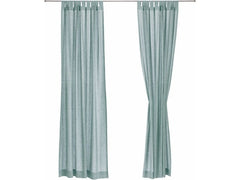 Urbanara | Vorhang 2er-Set Tolosa Melange | Salbeigrün 140x245cm