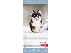 TH Products | Familienkalender Hunde 2027 | 24.5x51.5 cm