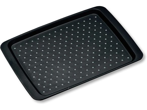 Kesper | Serviertablett rutschfest | PP, 35 x 26 x 2 cm, Schwarz
