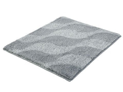 Kleine Wolke | Badteppich Onda | Anthrazit 55x 65 cm