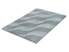 Kleine Wolke | Badteppich Onda | Anthrazit 70x120 cm