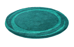 Kleine Wolke | Badteppich Mystic | Petrol 100 cm rund