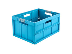 keeeper | Profi-Klappbox mit Softgriffen 45 l | Modell Eco Benno, eco sky blue