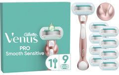Gillette Venus | Del. S. Sen. Klingen 9er&HS | plus Handstück