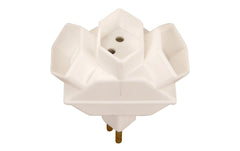 Schönenberger | Abzweigstecker 3xT13 | inkl. Kinderschutz, weiss