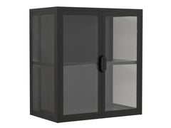 VCM | Wandvitrine Flokas S | Schwarz