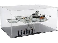 iDisplayit | Acryl-Display XL & LEGO 76354 | Mit schwarzem Boden 2in1 Ständer