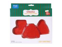 PME | Ausstechformen Set Cosy Christmas | 3-teilig
