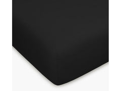 Home Fashion | H.F. Fixleintuch Jersey,Schwarz | 140-160x200 cm, 100% Baumwolle
