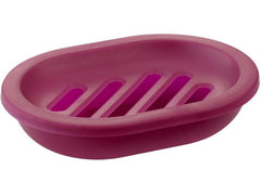 diaqua® | Diaqua Seifenschale Trend Frosted | 13.5 X 10.1 X 2.8 cm, Kirsche/Transp.