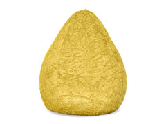 Lumaland | Sitzsack Fluffy 120l gelb | Waschbar