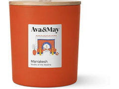 AVA & MAY | Duftkerze Marrakesh, 550 gr | Brenndauer 70h, 100% pflanzlicher Wachs