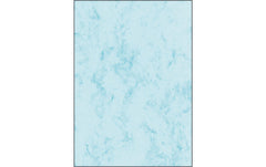 Sigel Marmor-Papier blau A4