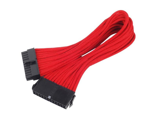 SilverStone | ATX Extension 24-24Pin rot | 24 Pin Mainboard Verlängerung 30cm