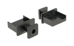 Delock | USB-A Port Staubschutz, 10Stück | Zum Schutz von USB-Ports, schwarz,mit Griff