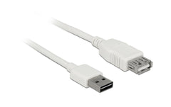 USB2.0-Verlängerungskabel Easy, 1m, weiss