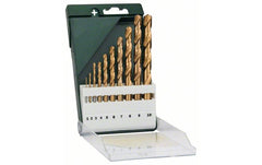 BOSCH 10tlg. Metallbohrer-Set HSS-TiN