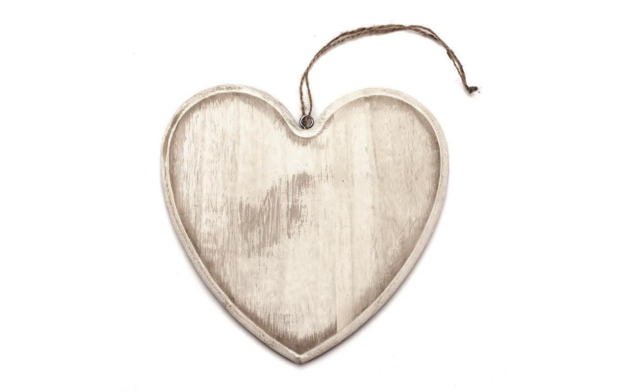 Glorex Herz aus Holz Schild
