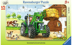 Traktor auf dem Bauernhof