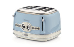 Ariete Toaster Vintage mit 4 Schlitze blau