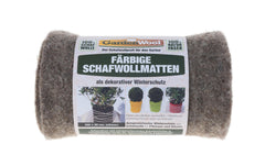 GardenWool | Winterschutzmatte farbig schwarz | 200 x 20 x 0.5 cm, 300g/m2