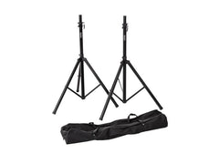 Bemero | SS-9020BK-Set Lautsprecherstativ-Set | 2x PA-Speaker Stands inkl. Bag
