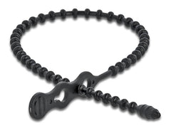 Delock | Blitzbinder 310x4.5mm 10 Stk. | wiederverwendbar, schwarz