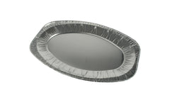 Papstar Servierplatten Alu, 3 Stück