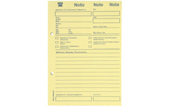ELCO | Telefonblock, 5 Pack | gelb, Recycling, 65g/m2