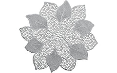 Zeller Present Tischset Flower silber
